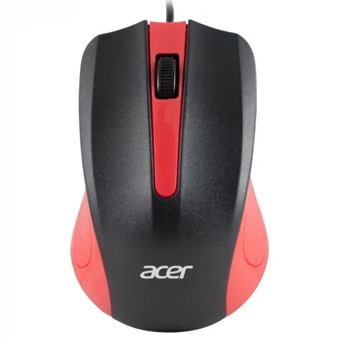 Мышь Acer OMW012 Wired, 1200dpi, USB, 3 but, Black/ red (ZL.MCEEE.003)