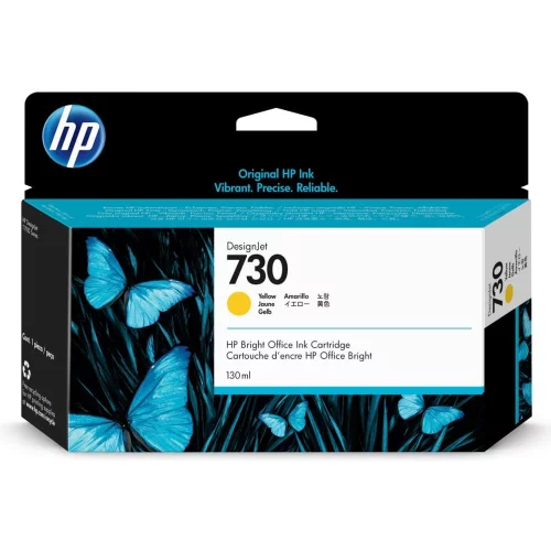 Картридж/ HP 730 130-ml Yellow Ink Cartridge (P2V64A)