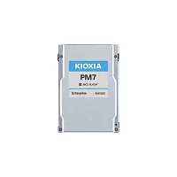 Серверный твердотельный накопитель/ KIOXIA SSD PM7-R, 15360GB, 2.5" 15mm, SAS 24G, TLC, R/W 4200/4100 MB/s, IOPs 720K/160K, TBW 28032, DWPD 1 (12 мес.) (KPM7VRUG15T3)