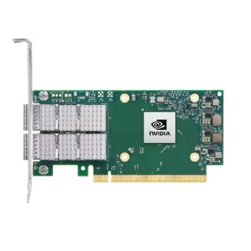 Сетевая карта/ ConnectX®-6 Dx EN adapter card, 100GbE, Dual-port QSFP56, PCIe 4.0 x16, Crypto and Secure Boot, Tall Bracket (MCX623106AC-CDAT)