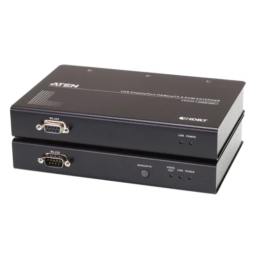 ATEN, USB, DisplayPort, КВМ-удлинитель с поддержкой HDBaseT™ 2.0 (4K@100 м)/ USB DisplayPort HDBaseT2.0 KVM Extender (CE920)