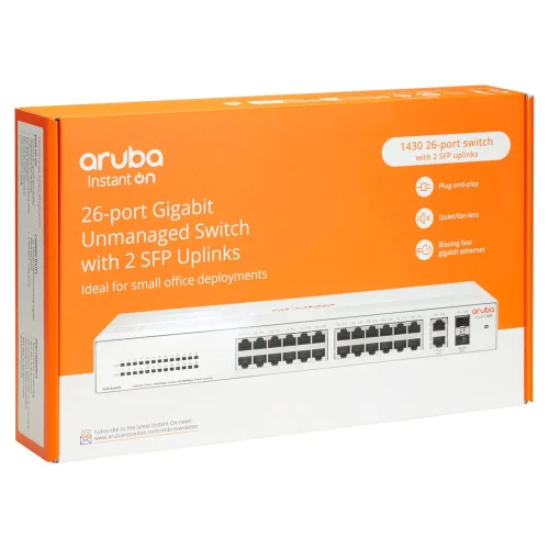 Коммутатор HPE R8R50A Aruba Instant On 1430 26G 2SFP Switch Switch фото 3