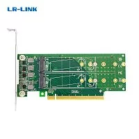 Адаптер для SSD/ PCIe x16 to 4-Port M.2 NVMe SSD Adapter (LRNV95NF-L)