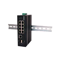 Промышленный PoE коммутатор Gigabit Ethernet OSNOVO SW-60812/I Промышленный PoE коммутатор на 11 портов. Порты: 6 x FE (10/100Base-T) с PoE (до 30W) + 2 x FE (10/100Base-T) с PoE (до 60W) + 1 x GE (10/100/1000Base-T) + 2 x GE SFP (1000Base-X). В