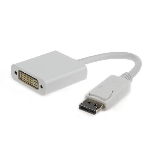 Gembird Переходник DisplayPort - DVI , 20M/ 19F, белый (A-DPM-DVIF-002-W )