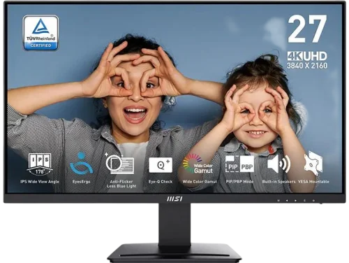 Монитор MSI 27 MP273U черный IPS LED 16:9 HDMI M/ M матовая 300cd 178гр/ 178гр 3840x2160 60Hz DP 4K 3.95кг (9S6-3PB4CH-247)