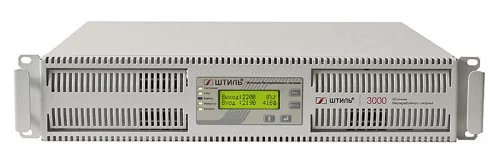 ШТИЛЬ ИБП 3000 ВА; 1 фазный; on-line; батарея: 96В ext (no incl), ЗУ 2А; rack (SR1103L)