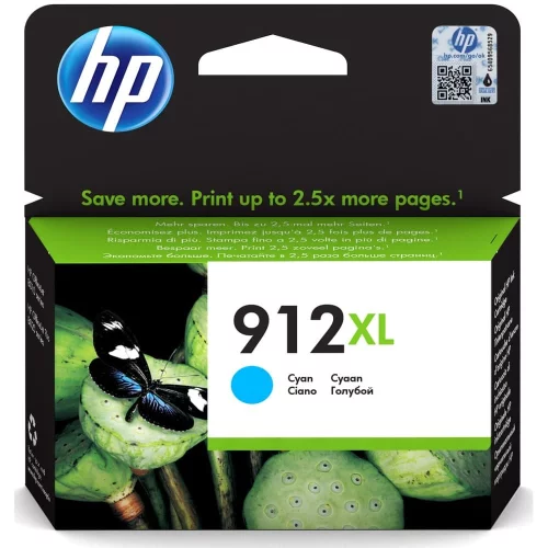 Картридж/ HP 912XL High Yield Cyan Original Ink Cartridge (3YL81AE)