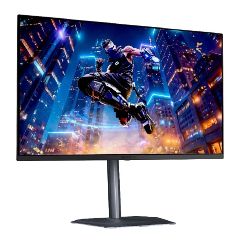 Монитор LCD Gigabyte 31.5 MO32U2 EK {QD-OLED 3840x2160 240Hz 0.03ms 178/178 250cd/1000cd 2xHDMI2.1 DisplayPort1.4 3xUSB3.2 USB-C(18Вт) Pivot} фото 2