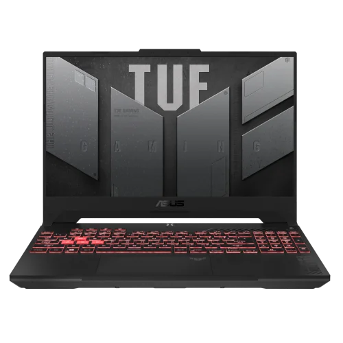 Ноутбук ASUS TUF Gaming A17 FA707NUG AMD Ryzen 7 7445HS/ 16Gb (D5)/ SSD512Gb/ RTX4050 6Gb (115W)/ 17.3/ IPS/ FHD/ 1920x1080/ 144Hz/ NoOS/ RJ-45/ Mecha Gray/ 2.6kg (90NR0EF5-M009A0)