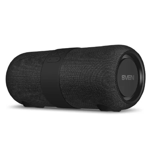 SVEN PS-340 2.0 чёрные Мобильные колонки (2x12W, IPx6, USB, Bluetooth, FM-радио, LED-подсветка, 3600 мA ) (SV-021283)