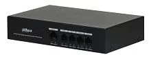 DAHUA 4-портовый неуправляемый коммутатор с РоЕПорты: 4 RJ45 10/ 100Мбит/ с (PoE/ PoE+/ Hi-PoE), 1 RJ45 10/ 100Мбит/ с (uplink); мощность PoE: суммарно до 36Вт; передача до 250м; питание: 48~57В(DC) (DH-PFS3005-4ET-36)
