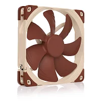 Кулер для корпуса/ Case Cooler Noctua NF-A14 PWM (140x140x25mm, 4-pin PWM, 82.5CFM, 24.6dBA, 1500RPM, Beige/Brown)