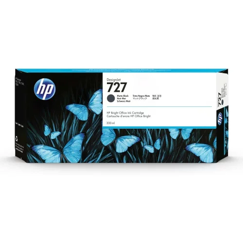 Картридж/ HP 727 300-ml Matte Black Ink Cartridge (C1Q12A)