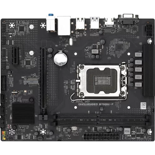 MAXSUN MS-Challenger B760M-F, LGA1700, B760, 2*DDR4, 3*SATA3, M.2, 2*USB 3.2, 4*USB 2.0, 1*PCIEx16, 1*PCIEx1, VGA+HDMI, mATX фото 2