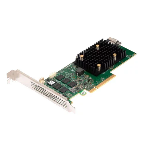 HBA-адаптер Broadcom 9500-8i SGL (05-50077-03 / 05-50134-01002 / 03-50134-01001) PCIe v4 x8 LP, Tri-Mode SAS/SATA/NVMe 12G HBA, 8port(1*int SFF8654), 3808 IOC, RTL