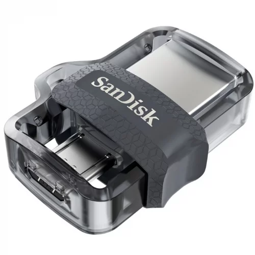 Флеш накопитель 64GB SanDisk Ultra Dual Drive m3.0 USB 3.2 gen1/micro USB (SDDD3-064G-G46)