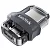 Флеш накопитель 64GB SanDisk Ultra Dual Drive m3.0 USB 3.2 gen1/micro USB (SDDD3-064G-G46) (SDDD3-064G-G46)