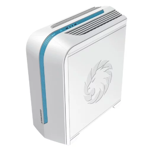 GameMax Корпус Centauri White-Blue без БП(ATX,Бело-голуб,USB3.0, Зак.стек.,1*120мм. RGB, пыл.фильтр) фото 3