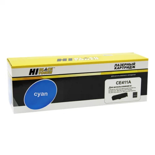 Картридж Hi-Black HB-CE411A, голубой, 2600 страниц, для HP CLJ Pro300 Color M351/ M375/ Pro400 M451/ M475 (98927806)