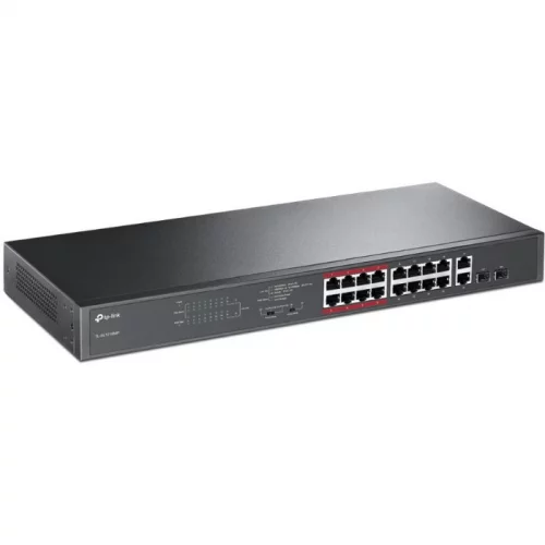 Коммутатор/ JetStream 16-Port 10/100Mbps+2-Port Gigabit Unmana (TL-SL1218MP) фото 2