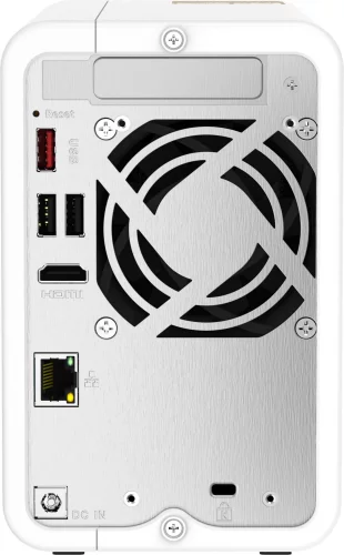 Сетевое хранилище без дисков/ channel QNAP TS-262-4G NAS 2 HDD trays, 2 x M.2 NVMe PCIe Gen 3 x1, 2-core Intel Celeron N4505 2.9 GHz, 4 GB RAM (4GB max), 1x2.5 Gigabit Ethernet , Slot PCIe Gen 3 x2, 2 USB 3.2 Gen 2 (10Gbps) Port, 2xUSB USB 2.0 port, 1xHD фото 4