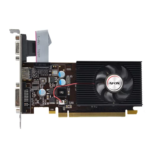 Видеокарта/ VGA AFOX NVIDIA Geforce G210 LP 1GB, DDR3/64-bit, PCIe 2.0, 1xDVI-I, 1xHDMI, 1xD-Sub, 1-slot (AF210-1024D3L5)