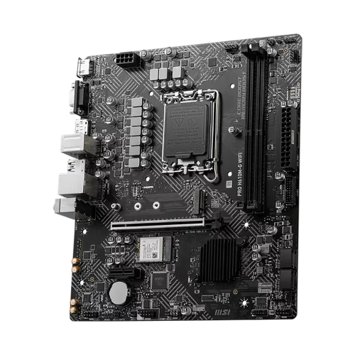 Материнская плата MSI PRO H610M-G WIFI H610, LGA1700, 2*DDR5, 1*PCIEx16, 1*PCIEx1, 1*M.2, 4*USB3.2Gen1, 6*USB2.0, 4*SATA3.0, 1G, VGA, DP, HDMI, M-ATX, RTL фото 3