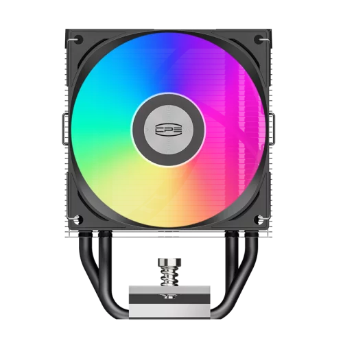 Кулер для процессора/ PCCooler R300 ARGB BK (150W, 4-pin PWM, 133mm, Al/Cu, 3x6mm, ARGB, 1x92mm, 40.94CFM, 30dBA, 2200RPM, S: 1851/1700/1200/115X, AM5/AM4, black)