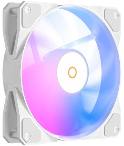 Вентилятор для корпуса Ocypus Beta F12 WH ARGB, 120x120x25mm, 4-PIN PWM, 800-1600 RPM, 29 DBA MAX, HYDRO BEARING