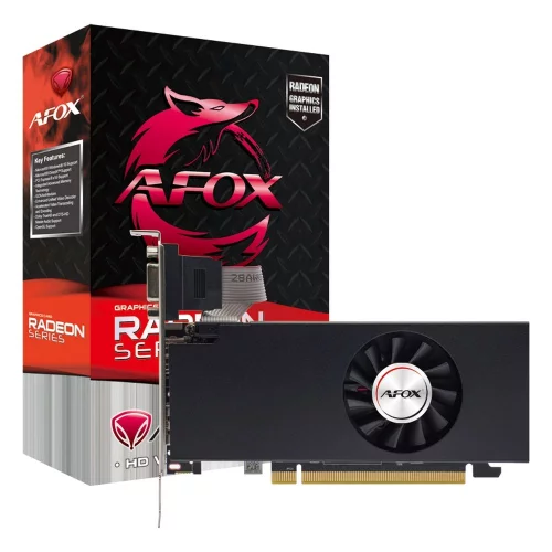 Видеокарта Afox RX550 4GB GDDR5 128bit VGA DP HDMI 1FAN LP RTL (AFRX550-4096D5L2-V3)