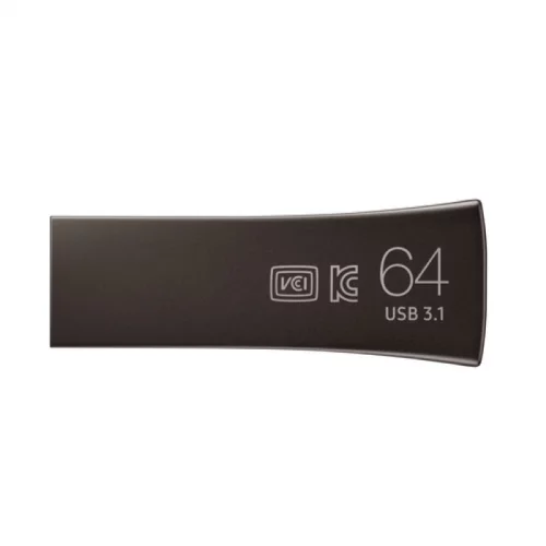 Флеш накопитель 64GB Samsung Bar Plus USB 3.1 Black (MUF-64BE4/APC) фото 4