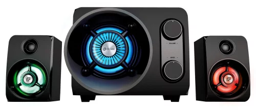 Колонки Оклик OK-435 2.1 черный 31Вт BT (1475293)