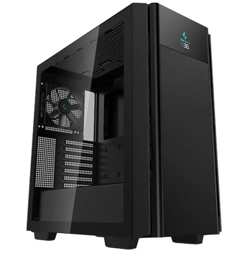 корпус Deepcool CH510 MESH DIGITAL без БП, 1x120мм вентилятор сзади, черный, ATX (R-CH510-BKNSE1-G-1)