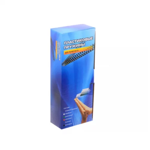 Пружины для переплета Office (BP2065) (BP2065) Пружины для переплета Office пластиковые 22 мм 171-190 листов A4 белый 50 штук (BP2065)