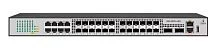 Управляемый коммутатор уровня 3, 8 x 10/ 100/ 1000BaseT, 24 x 1/ 10GE SFP+, 2 x 40G QSFP+ (SNR-S300X-24FQ)