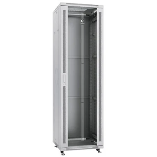 Cabeus SH-05C-42U60/100 Шкаф монтажный телекоммуникационный 19 напольный для распределительного и серверного оборудования 42U 600x1000x2055mm (ШхГхВ) передняя стеклянная и задняя сплошная металлическ