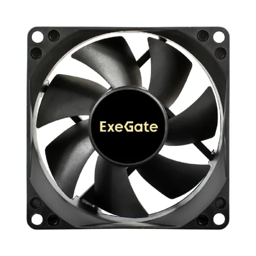 Exegate EX297083RUS Вентилятор 24В DC ExeGate EX08025S3P-24 (80x80x25 мм, Sleeve bearing (подшипник скольжения), 3pin, 2850RMP, 28dBA)