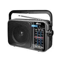 RITMIX RPR-320 {ФМ радиоприёмник 3-диапазонный (FM/AM/SW), Bluetooth v.5.2, воспроизв. с micro SD карт памяти или USB флэш носителей}