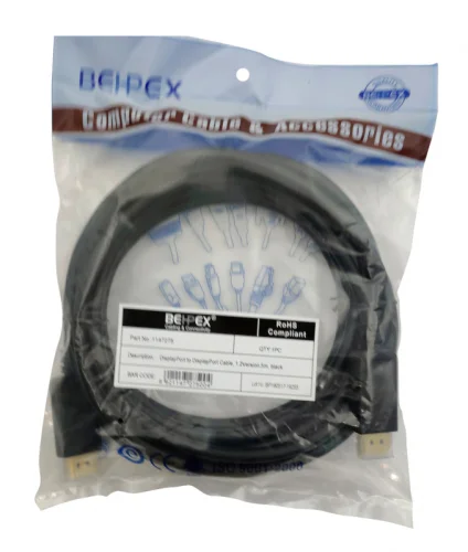 Кабель 1.2v DisplayPort (m) DisplayPort (m) 5м черный (1147275) (1147275#MLN)