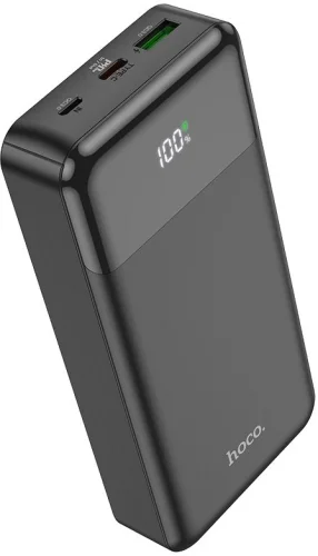 Мобильный аккумулятор Hoco J102A Cool figure 20000mAh QC/ PD 20W 5A USB-A/ USB-C черный (J102A COOL FIGURE BLACK)