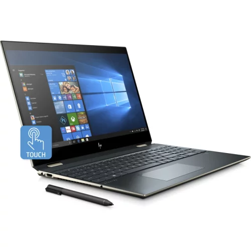 Ноутбук-трансформер HP Spectre x360 15-df1006ur (10B02EA) (10B02EA#ACB) Ноутбук-трансформер HP Spectre x360 15-df1006ur 15.6 UHD Touch/ Core i7-10510U/ 16 GB/ 1TB SSD/ nVidia GeForce MX250 2GB/ WiFi/ BT/ Win10/ Ocean Blue (10B02EA) фото 2
