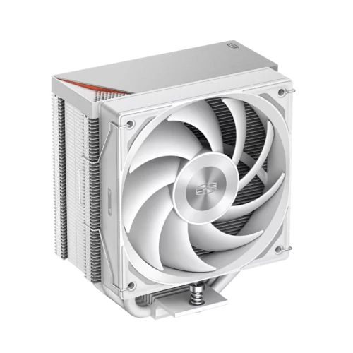 Кулер для процессора/ CPU Cooler PCCooler RZ500 WH (250W, 4-pin PWM, 155mm, Al/Cu, 5x6mm, 1x120mm, 86.73CFM, 32dBA, 2200RPM, S: 1851/1700/1200/115X, AM5/AM4, white)