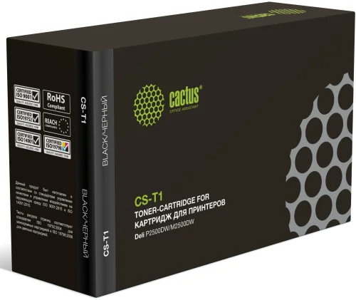 Картридж лазерный Cactus T1 CS-T1 черный (3500стр.) для Deli P2500DW/M2500DW