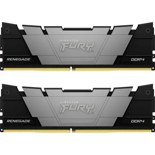 Память оперативная/ Kingston 32GB 3200MT/s DDR4 CL16 DIMM (Kit of 2) 1Gx8 FURY Renegade Black (KF432C16RB12K2/32)