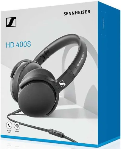 Гарнитура накладные Sennheiser HD 400S 1.4м черный проводные в ушной раковине (508598)