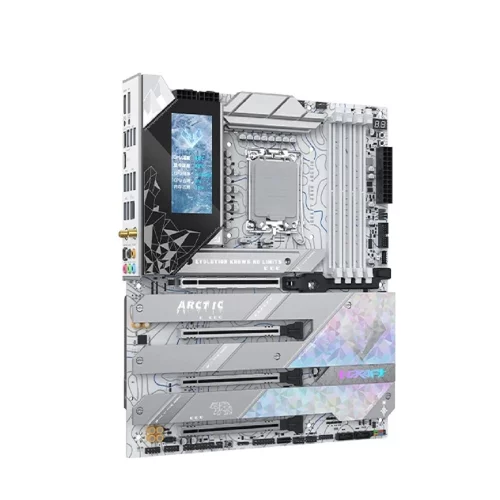 Материнская плата MAXSUN MS-iCraft Z890 ARCTIC, LGA1851, Z890, 4*DDR5, 4*SATA3, 4*M.2, USB 3.2, USB 2.0, Type-C, 4*PCIEx16, HDMI+DP, ATX фото 2