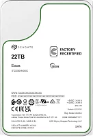 Жесткий диск/ HDD Seagate SATA3 22Tb Exos X22 7200 512Mb OFFICIAL RECERTIFIED 1 year warranty (ST22000NM000C)