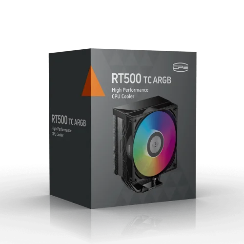 Кулер для процессора/ CPU Cooler PCCooler RT500 TC ARGB BK (245W, 4-pin PWM, 152mm, Al/Cu, 5x6mm, ARGB, 1x120mm, 73.32CFM, 34.9dBA, 2200RPM, S: 1851/1700/1200/115X, AM5/AM4, black) фото 8