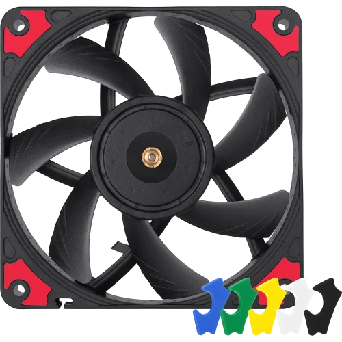 Кулер для корпуса/ Case Cooler Noctua NF-A12x15 PWM chromax.black.swap (120x120x15mm, 4-pin PWM, 55.44CFM, 23.9dBA, 1850RPM, Black)